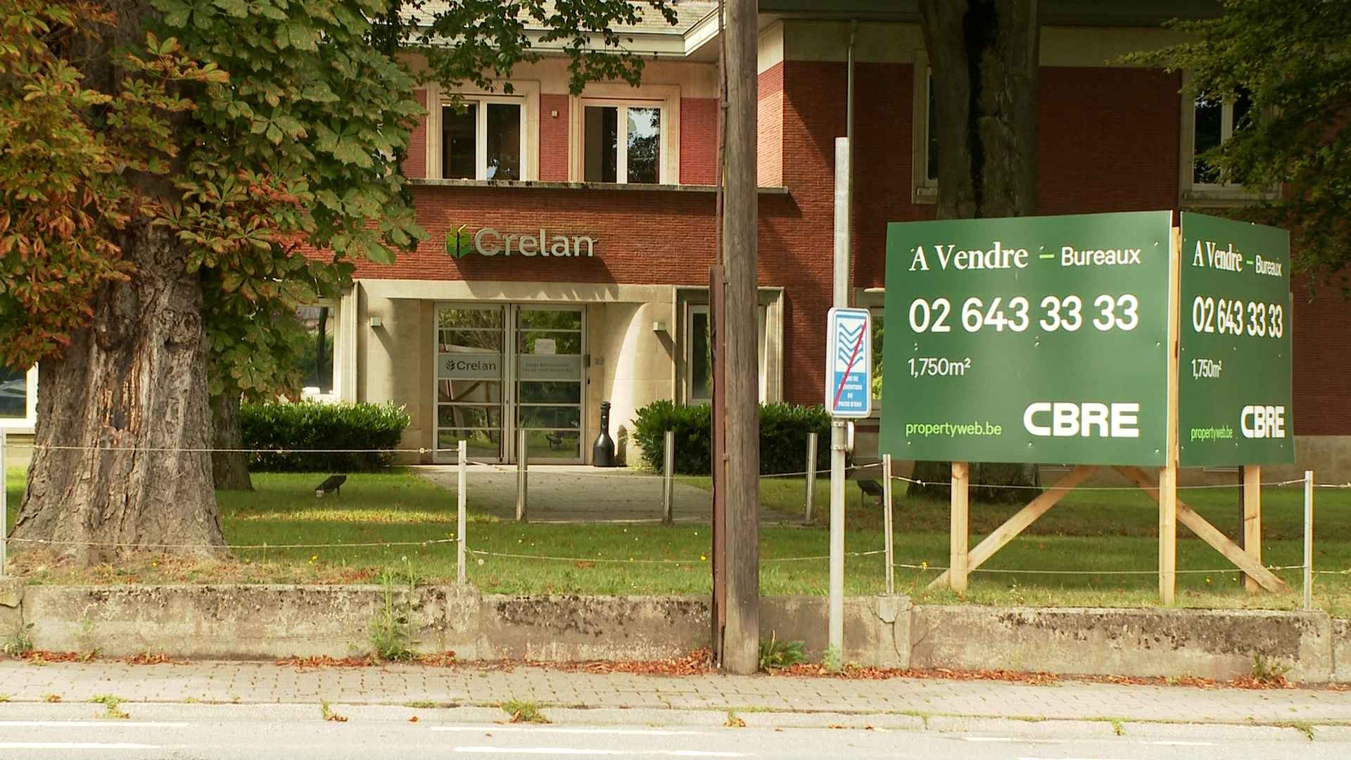 Le bâtiment Crelan à vendre : la Ville de Gembloux intéressée