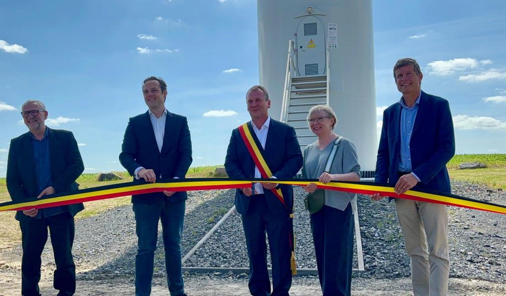 L'éolienne citoyenne "Mon Éole" inaugurée à Perwez au sein d'un parc de 7 nouvelles turbines