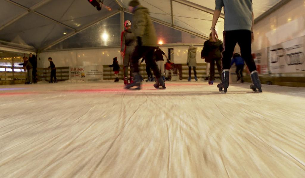 Le grand retour de la patinoire à Gembloux.