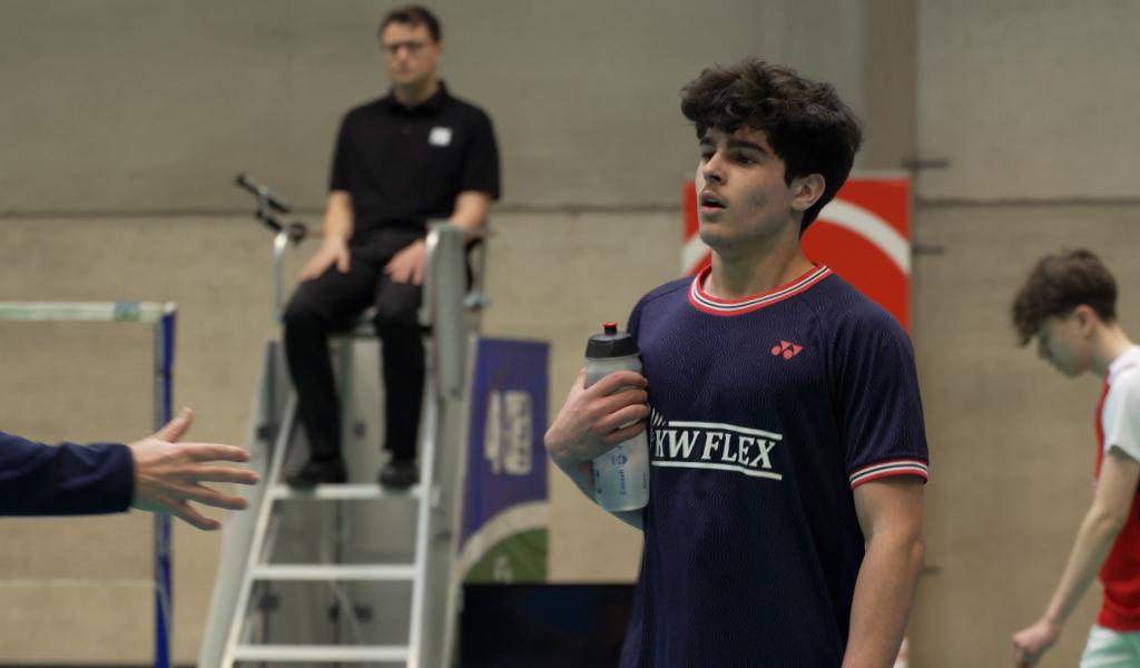 Badminton : premier championnat élites pour le Gembloutois Adam Janssens