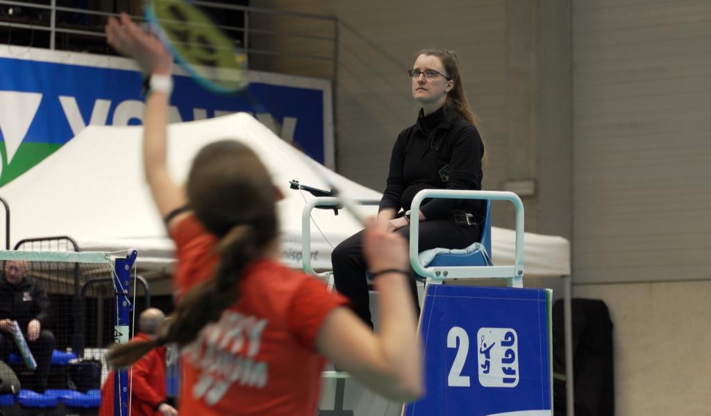 Mélissa Pire, une arbitre de grade européen au service du badminton