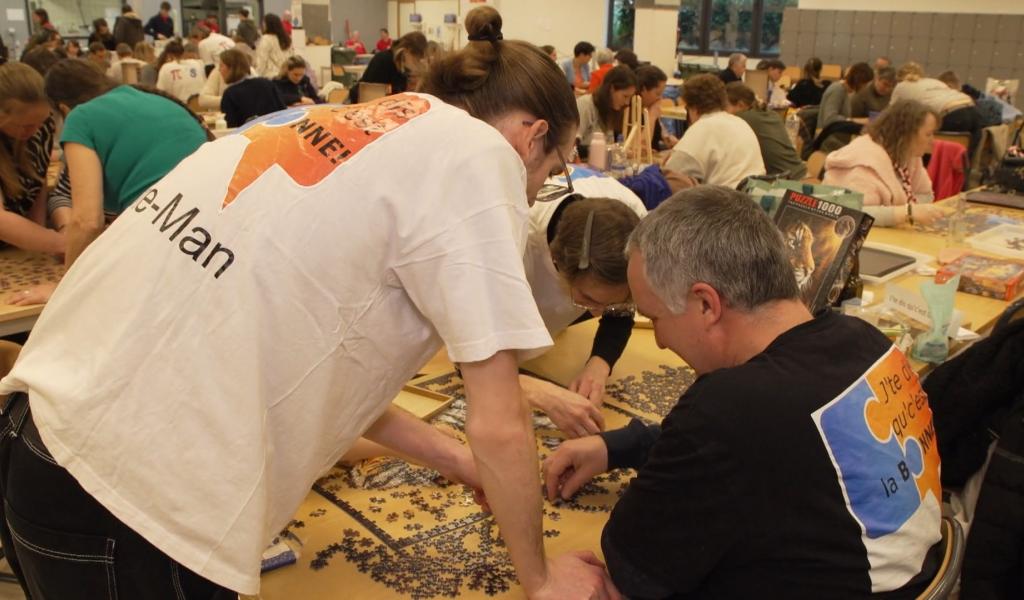 Concours de puzzle : un défi convivial au Collège Saint-Guibert de Gembloux