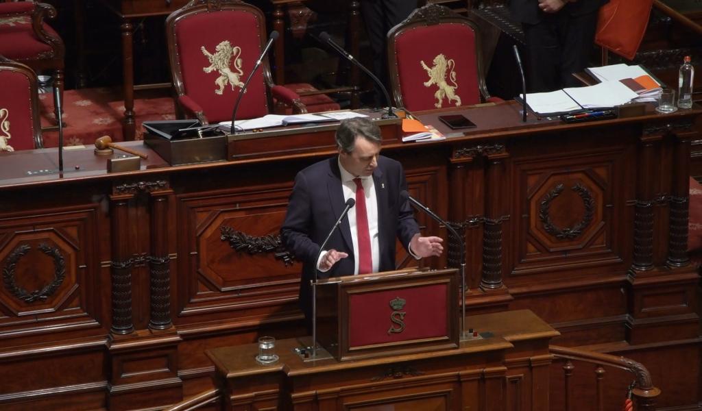 Vincent Blondel installé à la tête du Sénat