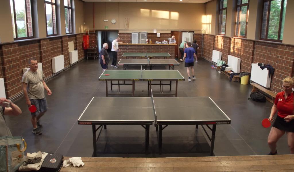 Chastre : le retour du tennis de table dans la salle "Espace 2000"