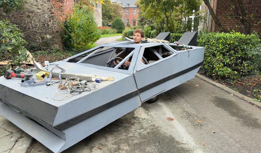 Gembloux remonte le temps en DeLorean pour les 24 Heures Vélo