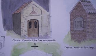 86 lieux du patrimoine chastrois en aquarelle