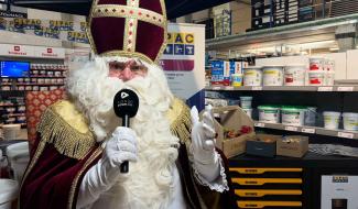 Saint Nicolas toujours à l'oeuvre dans les magasins le 6 décembre