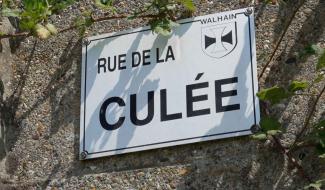 À côté de la plaque : la rue de la Culée à Walhain