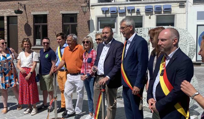 Gembloux : l'inauguration de la place de l'Orneau