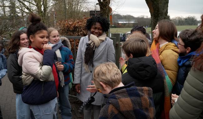 Divine accueillie avec émotion à La Petite Ecole de Gentinnes