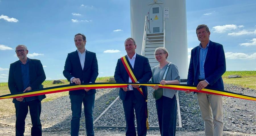 L'éolienne citoyenne "Mon Éole" inaugurée à Perwez au sein d'un parc de 7 nouvelles turbines