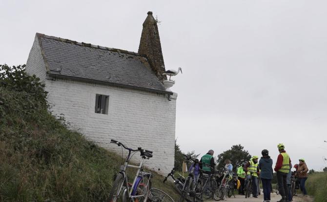 Une promenade à vélo autour des chapelles rénovées de Chastre