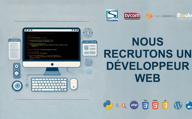 Avis de recrutement Développeur Web (H-F-X) (Télésambre)